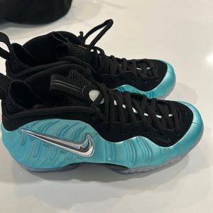Brand new Nike air foamposite one ( island green)